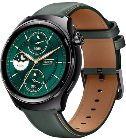 Mibro Watch Lite3 Pro Reloj Inteligente Hombre Mujer con GPS, 1.32'' Smartwatch con Llamadas Bluetooth, Impermeable 5ATM, AOD, Pulsómetro, SpO2, Monitor Sueño, Smart Watch para iOS Android (Negro)