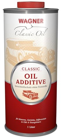 Wagner Classic Oil Additive Ohne Feststoffe, Motoröl Additiv Als Verschleißschutz Für Motoren Getriebe Differentiale Hydraulikanlagen Nasskupplungen | Öl Additiv Benzin- Diesel-&Gasmotor | 1 Liter