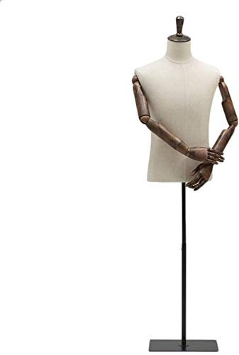 SHANYAYALI Schneiderpuppe mit Schaufensterpuppe aus Holz, zum Nähen von Kleidung