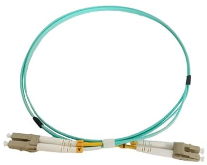 Mach Power Cavo Patch Fibra Ottica LC/LC Duplex OM3 50/125 Multimodale 1m LSZH 2.0mm per 10G/40G/100G Ethernet (5 metri)