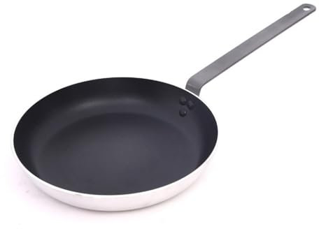 WOTZOV Padella per friggere Uova in Padella, pentola per Cucinare frittate, padelle antiaderenti, pentole antiaderenti, casseruole, fritture, ghisa,D 40CM