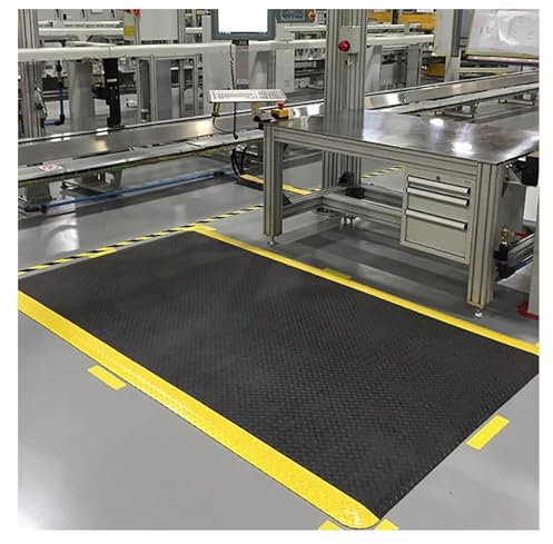 Anti-Ermüdungs-Stehmatte, strapazierfähig, rutschfest, ergonomische Arbeitsmatte, weiche, antistatische Bodenmatte für gewerbliche und industrielle Nutzung (50 x 80 cm) – ultimativer Komfort und