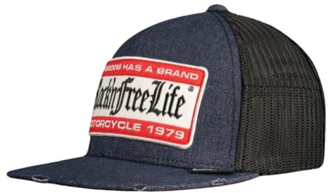 RFL Rock'nFreeLife Casquette Enfant avec Filet visière Plate usée Alone Snapback Small
