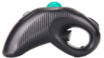 Alipis Mouse Trackball Wireless Portatile 2.4g Porta Usb, Controllo Pollice Ergonomico e Design Ambidestro, senza Fili, per Laptop e Riduzione Affaticamento Mani