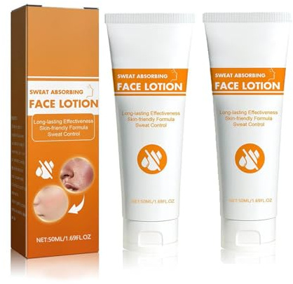 Antitranspirante facial, reduce eficazmente la sudoración excesiva en la cara, regula la producción de sebo e hidrata. Adecuado para hombres y mujeres (2 unidades)