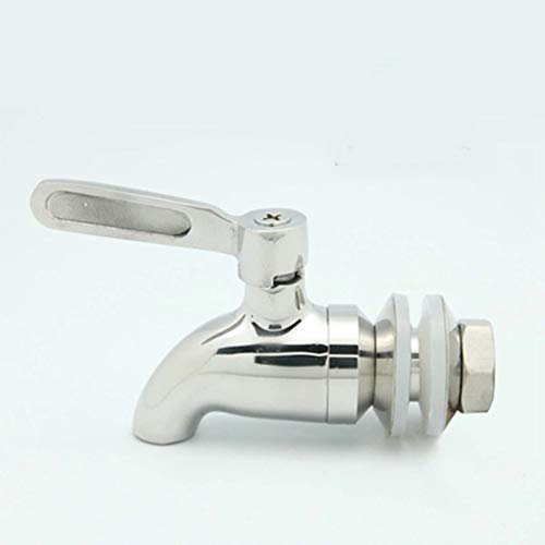FZHLR 304 Stainless Steel Faucet Tap Draft Beer Faucet for Home Brew Fermenter Wine Draft Beer Juice Dispenser Drink Fridge Keg