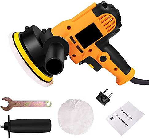 LJJ Lucidatrice Auto, Levigatrice Elettrica 700W Lucidatrice per Auto, Metallo, Mobili