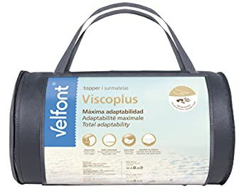 Sobrecolchón/Topper Viscoelástico Viscoplus Velfont (150 cm)