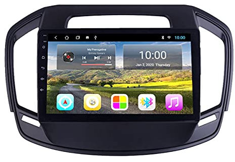 BANNESE Navigatore Satellitare per Auto, 9 Pollici Sistema di Navigazione Autoradio Bluetooth Chiamata in Vivavoce, Ricevitore FM, Gratuito delle Ultime Mappe,per Regal 2014 2015 2016