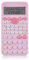 EooCoo Calculatrice Scientifique Début de L'école Collège Mince et Portatif Affichage à Deux Lignes Calcul Multifonctionnel, pour Mathématiques Supérieures Outils d'étude étudiants, Bureau - Rose