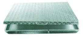 Coperchio per cisterna - con telaio - Dimensione cm 100x100