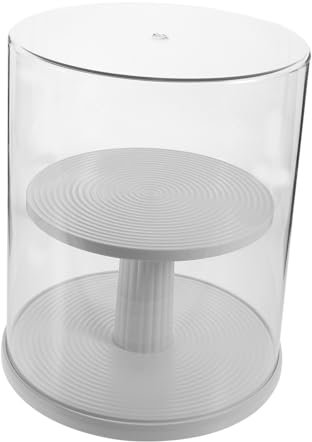 AOKWAWALIY Glasvitrine Kasten Aufbewahrungskoffer für Handarbeiten Figurenpuppenboxen Spielzeug aufbewahrungsbox Toy Organizer Spielzeuge aufbewahrungskorb Vitrine für Kunsthandwerk Glas