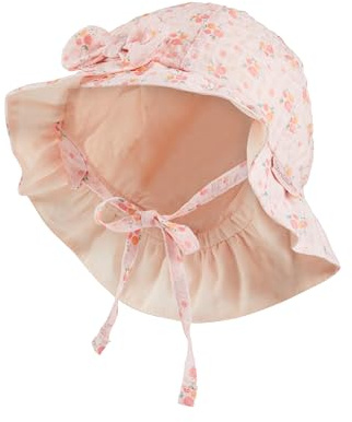 Sterntaler Barnhatt tryckt med blommig hatt, Mjuk rosa, 47