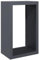 vidaXL Leñero de Acero Gris Antracita 60x40x100 cm, Soporte para leña, Almacenamiento de Troncos, Estante para leñas, Soportes para leña