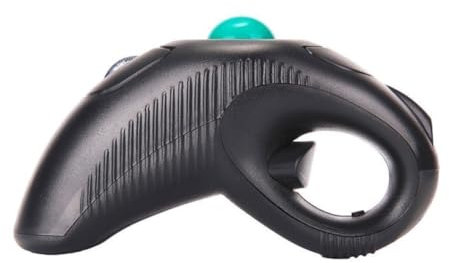 Uonlytech Souris sans Fil à Boule Commande Ergonomique pour Ordinateur Portable, Design Ambidextre, Connectivité 2,4 Ghz sans Câble, Utilisation Bureau Et Mobile, Couleur Noire