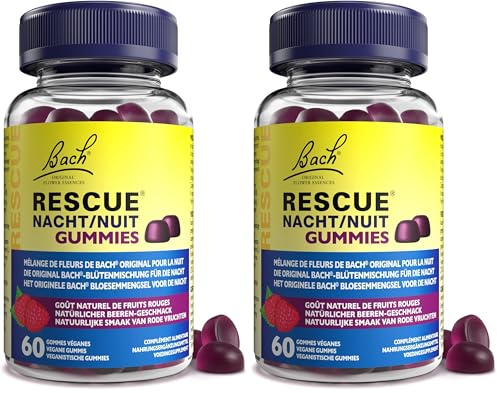 RESCUE NUIT Gummies Fruits rouges, 1.0 unité, 100g (Lot de 2)
