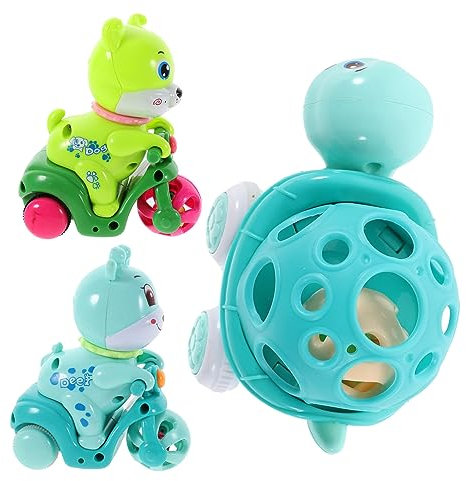 IMIKEYA 3stücke Junge Mädchen Cartoon Trägheitsauto Spielzeug Fahrzeug Schöne Trägheitsauto Eingebaute Glocke Fahrzeug Spielzeug