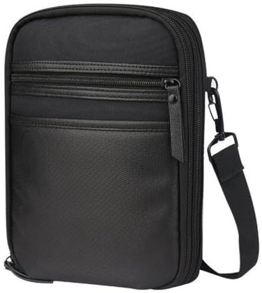 Militär-Umhängetasche für Herren, PU-Leder, taktische Brusttasche, wasserdicht, Hüfttasche für Reisen, Wandern, Camping, R
