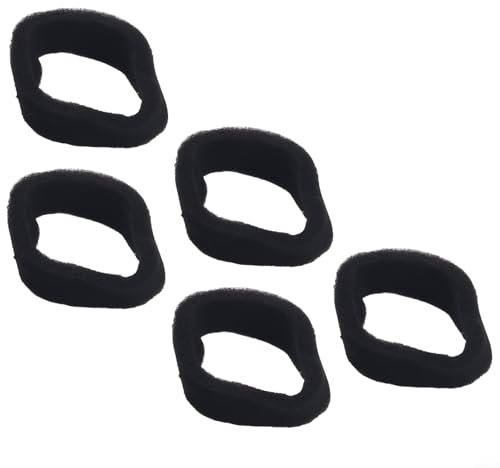 HEIBTENY Ersatz-Schwammfilter für Rasentrimmer, passend für mehrere Varianten mit 6 mm Dicke, 20 mm Höhe, innen 50 mm x 43 mm (100 Stück)