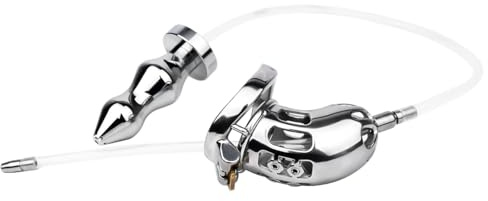 Male Chastity Cage Uomo Sissy Cintura Di Castità Maschile Metallo Cock Cage Erotitici Sexy Per Coppie (S,55MM)