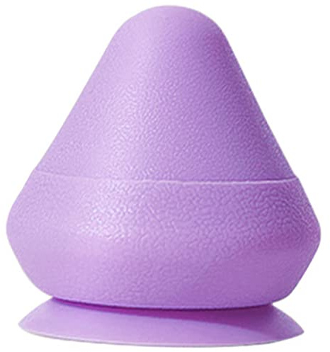Beaupretty Bola de Masaje Muscular con Ventosa Tpe, Tamaño Mediana, Color Púrpura, Herramienta Multifuncional para Cuello y Espalda, Apta para Automasaje y Alivio Muscular, Adecuado