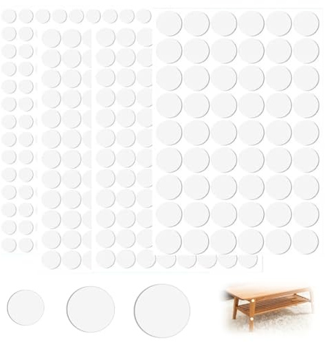 386 Stück Abdeckkappen für Schrauben Abdeckung Weiss Selbstklebend Schraubenabdeckung Rund Ø12mm Ø15mm Ø20mm Abdeckkappen Aufkleber wasserdichte Schraubenloch Abdecksticker für Möbel, Schränke, Wand