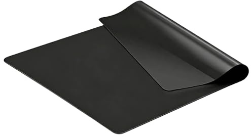 Silikonmatte Groß 60x80,5 cm Bastelunterlage Groß, Schreibtisch Unterlage Wasserdicht & Rutschfest, Leicht zu Reinigen Arbeitsplatte Küche & Handwerk Hitzebeständige Küchenplatte Tischmatte -Schwarz