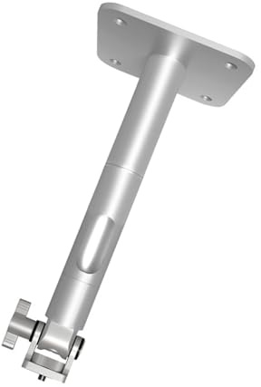 Zenlir Adjustable 360 Rotation Projector Ceiling Mount with Quick Release for Home Use 10KG Slide Suspension Parenthesis
