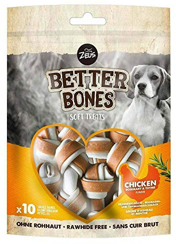 Zeus BetterBones, Kauknochen für Hunde, mit Hühnerfleisch-, Rosmarin- und Thymiangeschmack, 219g