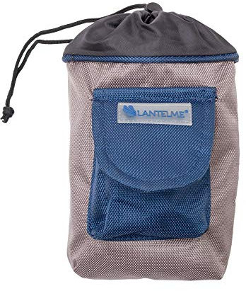 Lantelme Gürteltasche mit Karabiner Robuste Outdoor Tasche aus Nylon Wetterfest | Hundetasche Hüfttasche für Camping Survival Gassi Hundetraining und Wanderungen