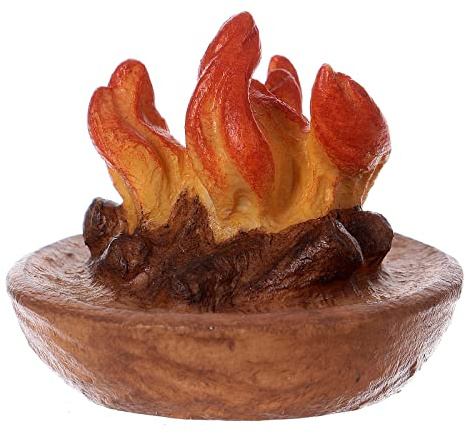 Holyart Holz-Krippen aus dem Grödnertal: Lagerfeuer für Krippe 12cm Mod. Original Cometa Grödnertal Holz