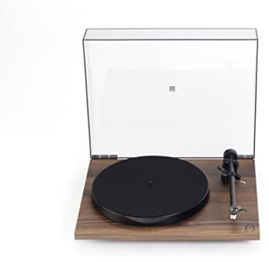 Rega Planar 1 Plus Giradischi con cartuccia MM Carbonio Premontata (Edizione Speciale Noce)