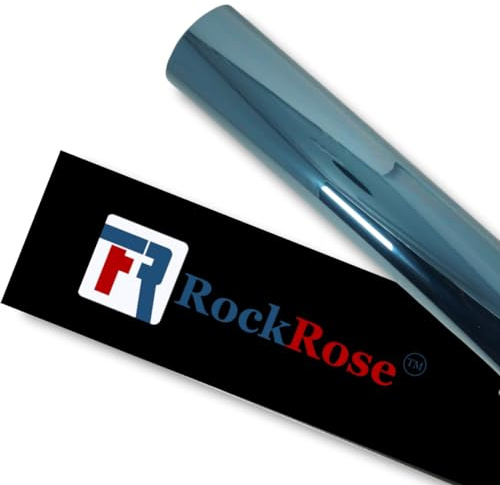 RockRose 75% VLT Lámina Solar Nano Cerámica para Ventanas de Coche 1,0 m x 7,5 m - Vinilo de Privacidad 2 Capas, Protección Térmica, UV 99% e IR 85%, Autoadhesivo, Termorretráctil - Antracita