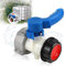 SWAWIS IBC Adapter Kugelhahn IBC Tank Zubehör Tank Ablasshahn IBC Absperrhahn Auslaufhahn Klappenhahn für IBC Container, Wassertank, Regentonne, Kanister DN50 (75mm)