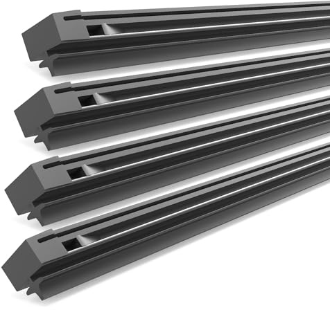 Wiper Blade Refill, 22 + 21 Wiper Refill Fit for Honda Pilot 2010-2015 Original Equipment Replacement Windshield Wiper Refills 4 Pcs