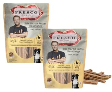 Fresco | Die Martin Rütter Kaustange mit Huhn | Doppelpack | 2X 150g | kauen trägt zur allgemeinen Zahn- und Maulhygiene bei…