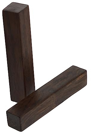 HOODANCOS 4stücke Holz Briefbeschwerer Für Chinesische Kalligraphie Kleine Letterweights Aus Schwarzem Ziziphus Holz Für Dekoration Und Schreibübungen