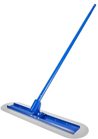 Bull Float Manganese Steel Concrete Float 1200x300mm Magnesium Bull Float, Big Blue Concrete Easy Float, Cement Tool Bull Concrete Kit, Stainless Steel Concrete Trowel Tools