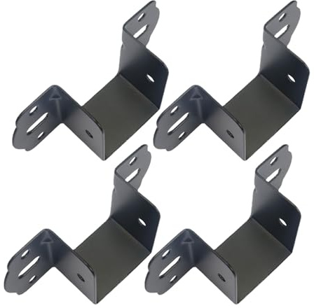 Tuxxjzm Supports de lit pour structure de lit,Supports de cadre de lit | Supports de lit résistants - Matériel pour cadre de lit 4X, kit de fixation tête de lit en acier laminé à froid, supports de