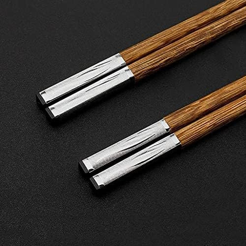 OWOHYG Palillos Chinos Aptos para lavavajillas, Reutilizables, Juego de Regalo de Palillos Chinos Redondos de Madera(3)