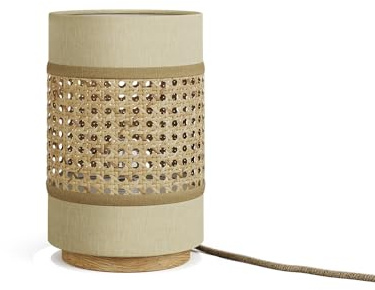 Vicco Tischlampe Morten, Creme, 17.5 x 26.5 cm | geeignet für E27 Leuchtmittel, einfache Deckenmontage
