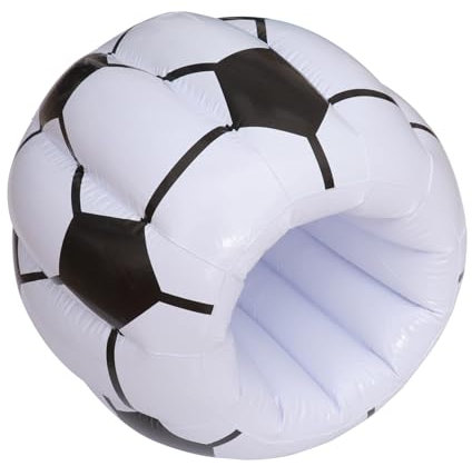 OFFSCH 1pc PVC Inflatable Ice Bucket Football Style Portable Ice Bucket for Parties Easy Inflation and Storage Sturdy for Cooling Time
