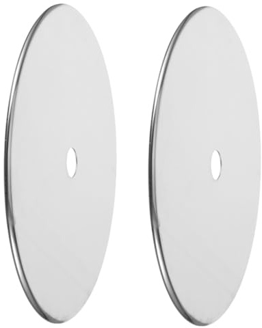 YARNOW 2pcs Stainless Steel Induction Hob Heat Diffuser Plate Wok Ring for Induction Cooktop Cooking Plate Heat Diffuser for Hot Pot