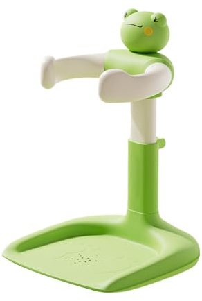 Baby Shower Stand, Portable Foldable Bath Stand For Infant Safety, Baby Bath Standing Support, Adjustable Rack With Anti-Slip Base For Kids Boys 0-36 Months Home Nursery Mothers Parents