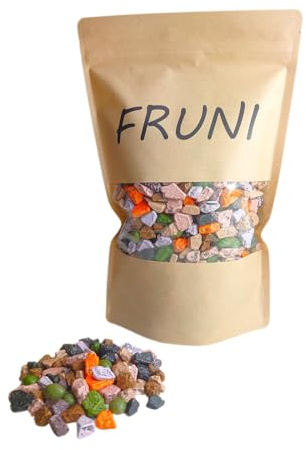 FRUNI Fantasie Kakao Kieselsteine | Kakaozubereitung mit knusprigem Zuckerüberzug (250g)