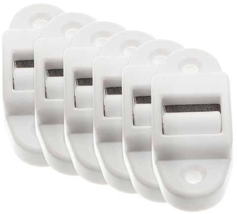 PRETYZOOM 6 Piezas Unidades Guía de Correa para Persianas Enrollables con Cepillo Pasacables de Plástico para Rodillo Reduce Fricción y Protege Cinta Fácil Instalación y Reemplazo