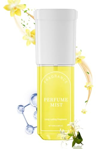 Happy Perfume - Elegante perfume para mujer 100 ml | niebla corporal ligera, vaporizador portátil para cabello y piel | Fresco diario, regalo de belleza ideal para Fem
