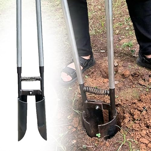 trivella a mano Scava-buche Per Pali, Strumento Per Scavare Buche Per Piante Per Il Giardinaggio, Strumento Per Scavare Buche Con Lama(180cm/70.9in)