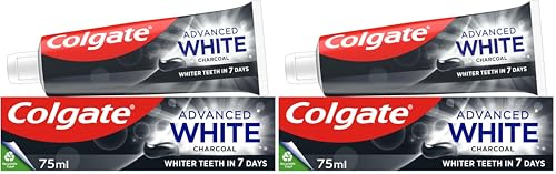 Colgate Advanced White Charcoal White Toothpaste 75ml (Pack of 2)