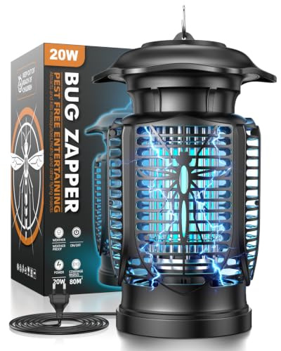 Lampe Anti Moustique, Anti Mouche Electrique, 20W Électrique Antimoustique